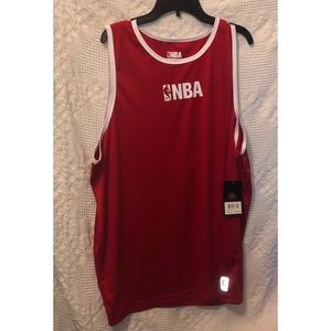 Men’s NBA Jersey Tank Top Red